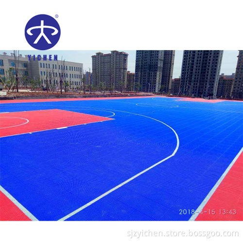 Outdoor PP Interlocking Tiles for Sports Courts